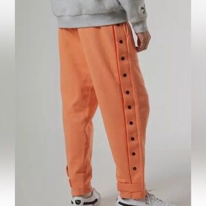 NWT Puma Men's Orange Cotton Baseline Reversible Track Pant